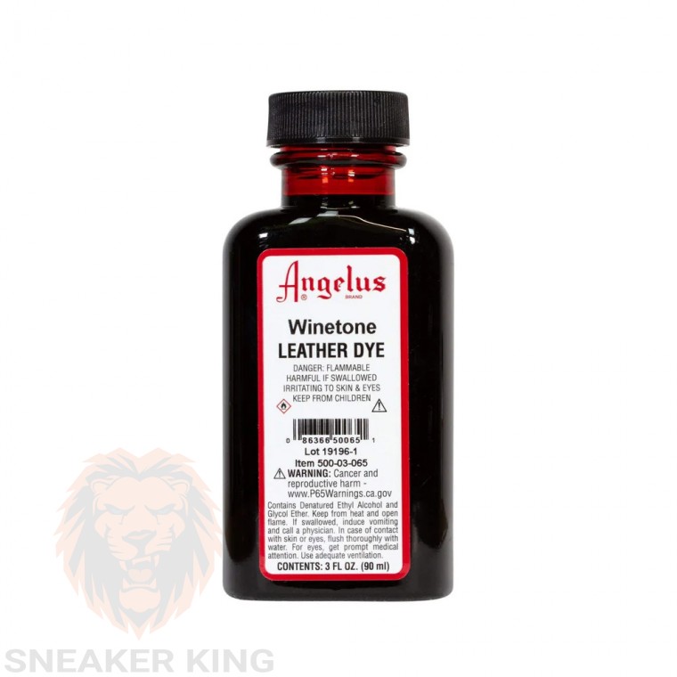 Барвник для шкіри Angelus leather dye Winetone (тон вина) made in USA